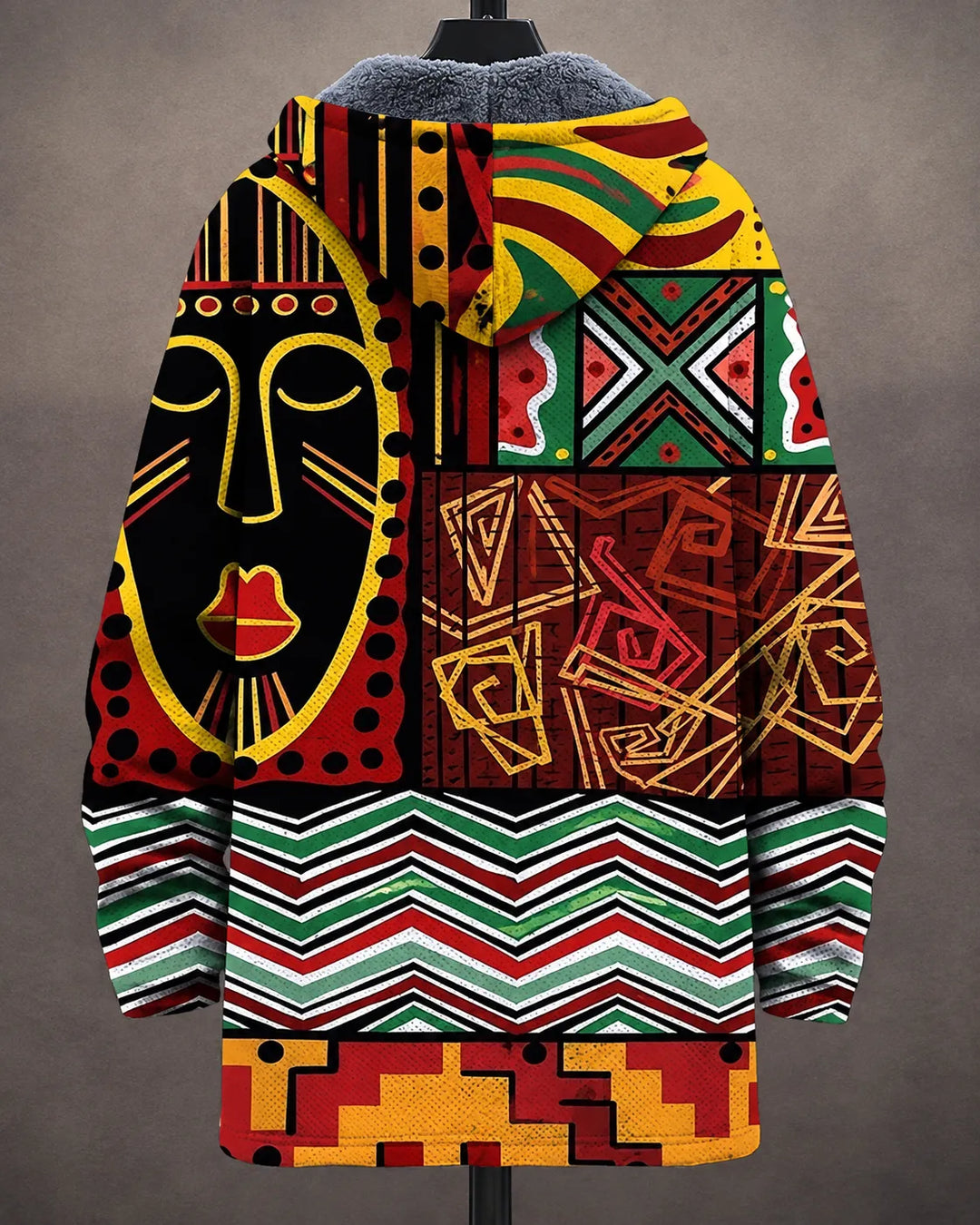 Malcolm | Heritage Art-Print Hooded Jacket