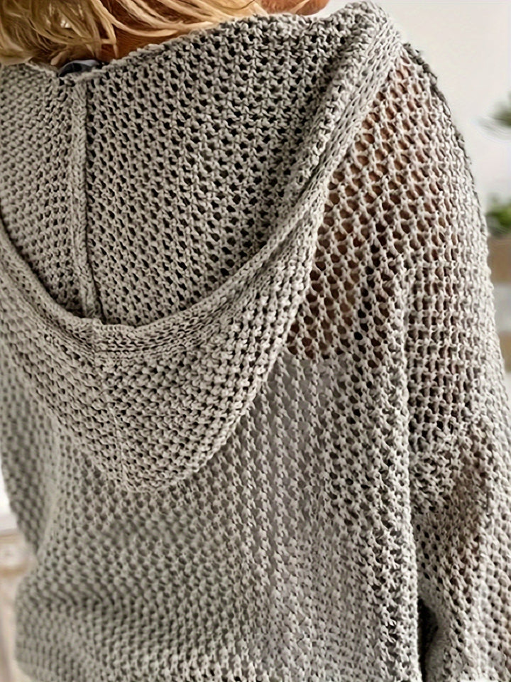 Marguerite | Open-Knit V-Neck Jumper