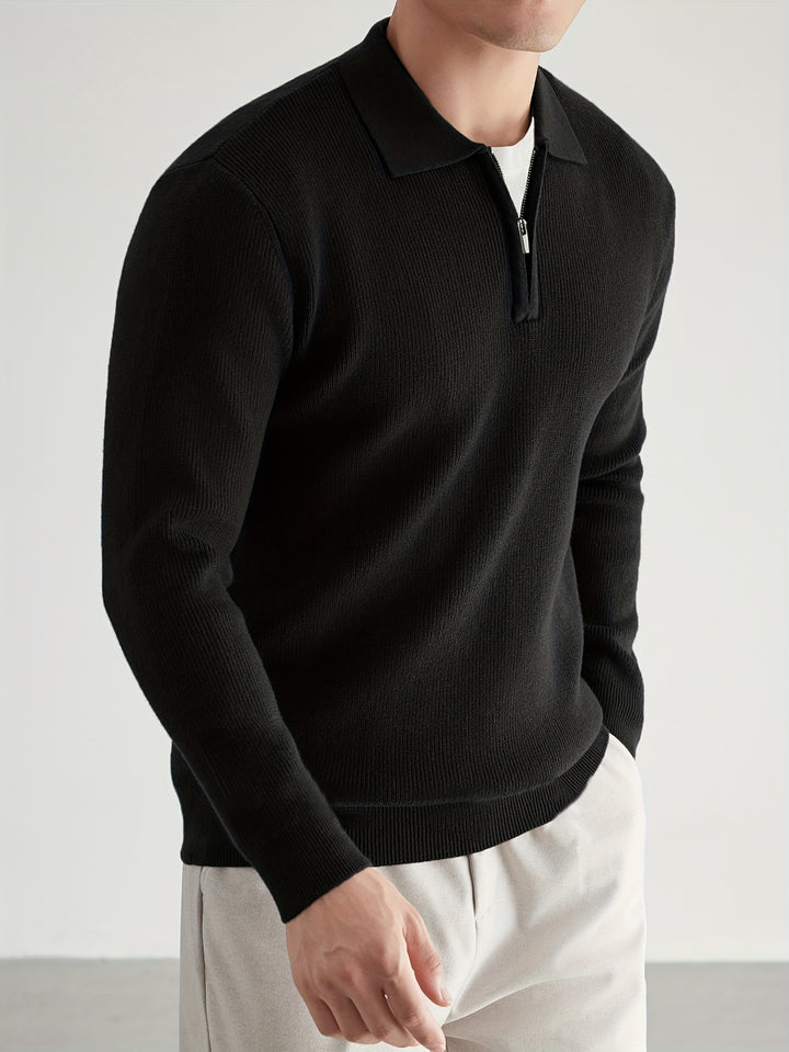 Desmond | Refined Zip-Collar Sweater