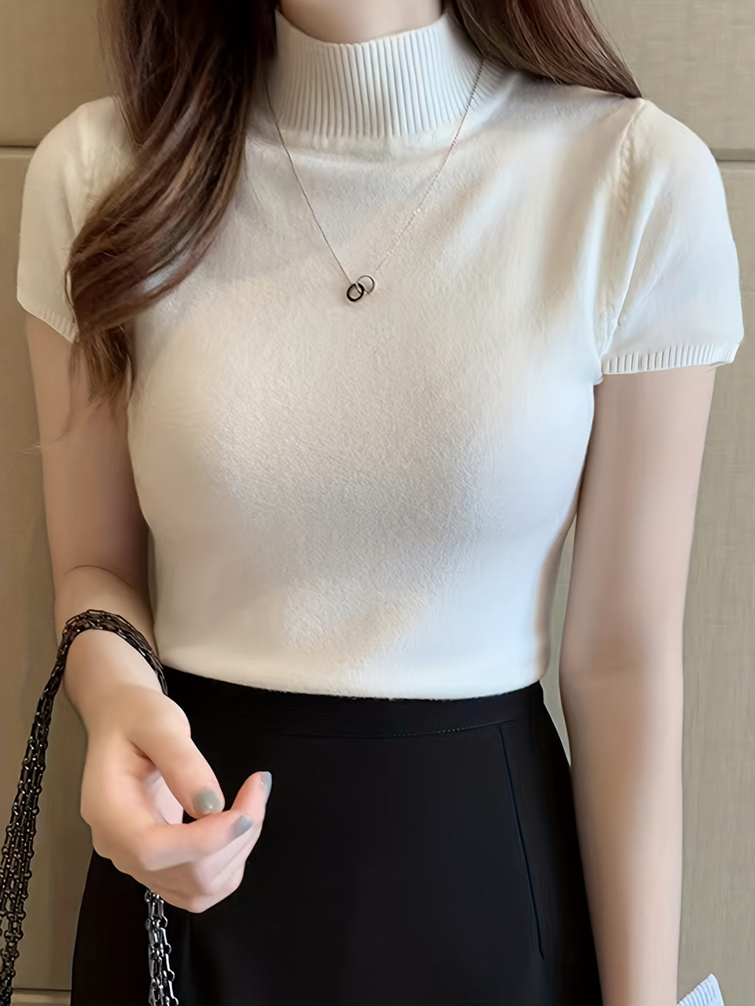 Louise | Refined Half-Neck Top