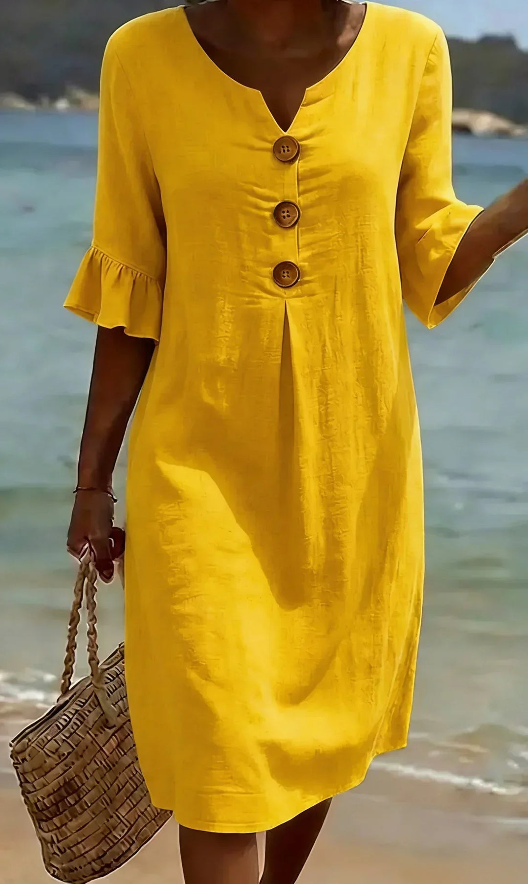 Rosemary | Relaxed Button-Front Dress