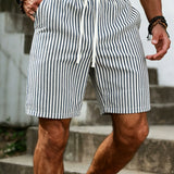 Emerson | Striped Drawstring Shorts