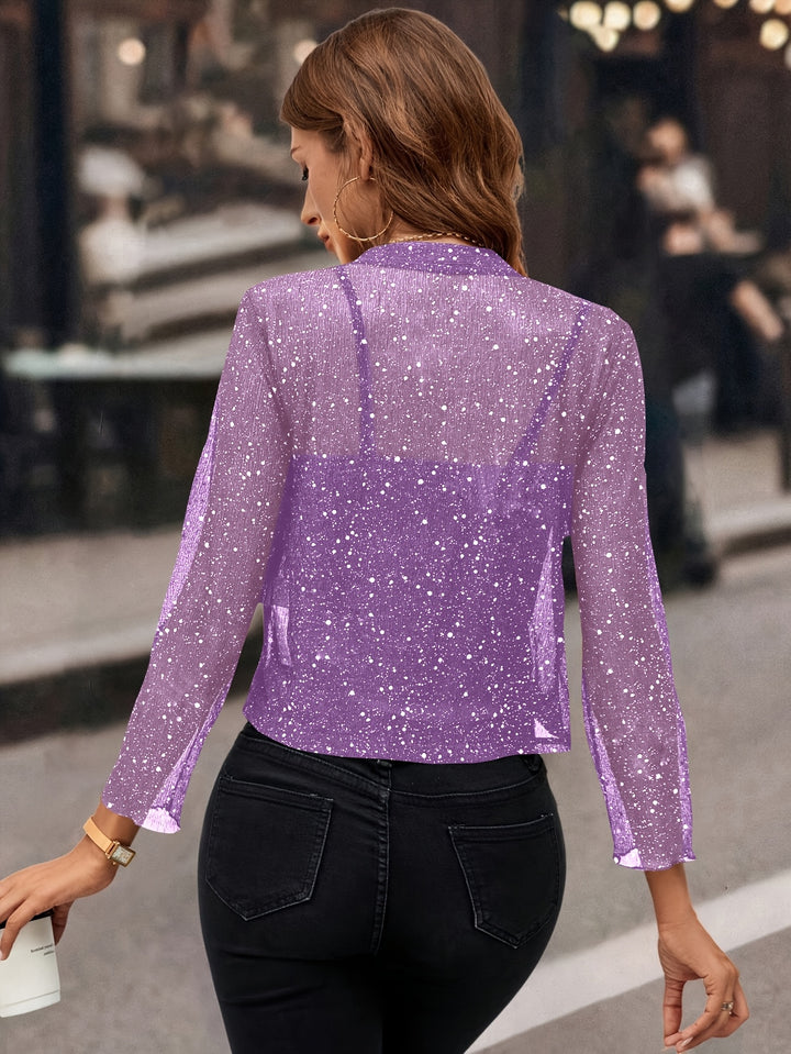 Sienna | Sparkling Cropped Jacket