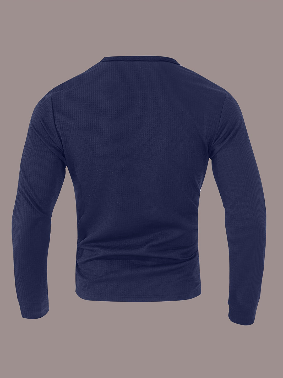 Bryce | Textured Contrast Henley Shirt