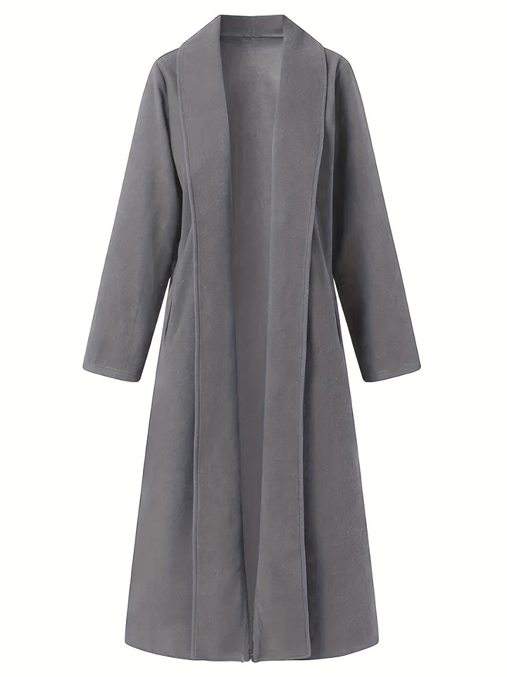 Clarissa | Longline Draped Coat