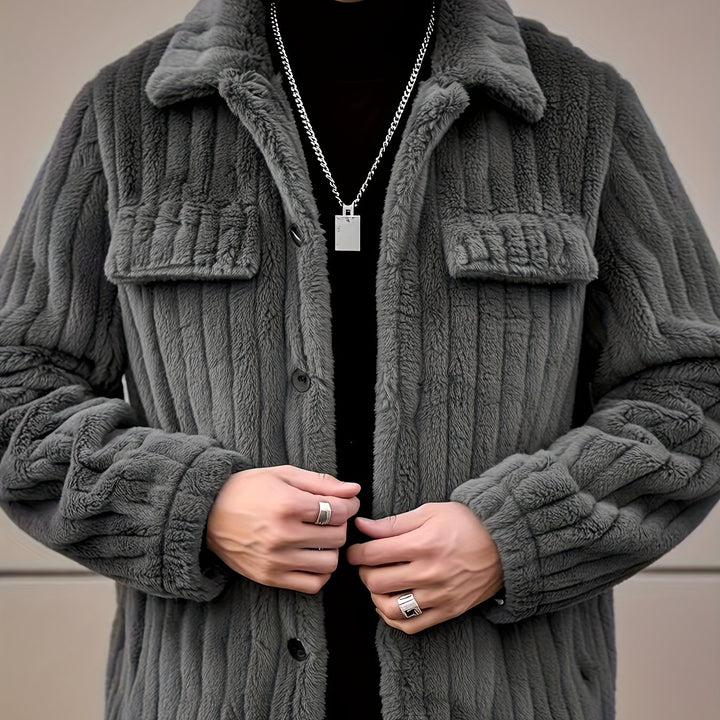 Rhett | Textured Button-Front Jacket