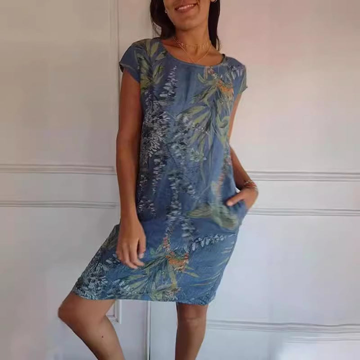 Suzanne | Botanical Print Summer Dress