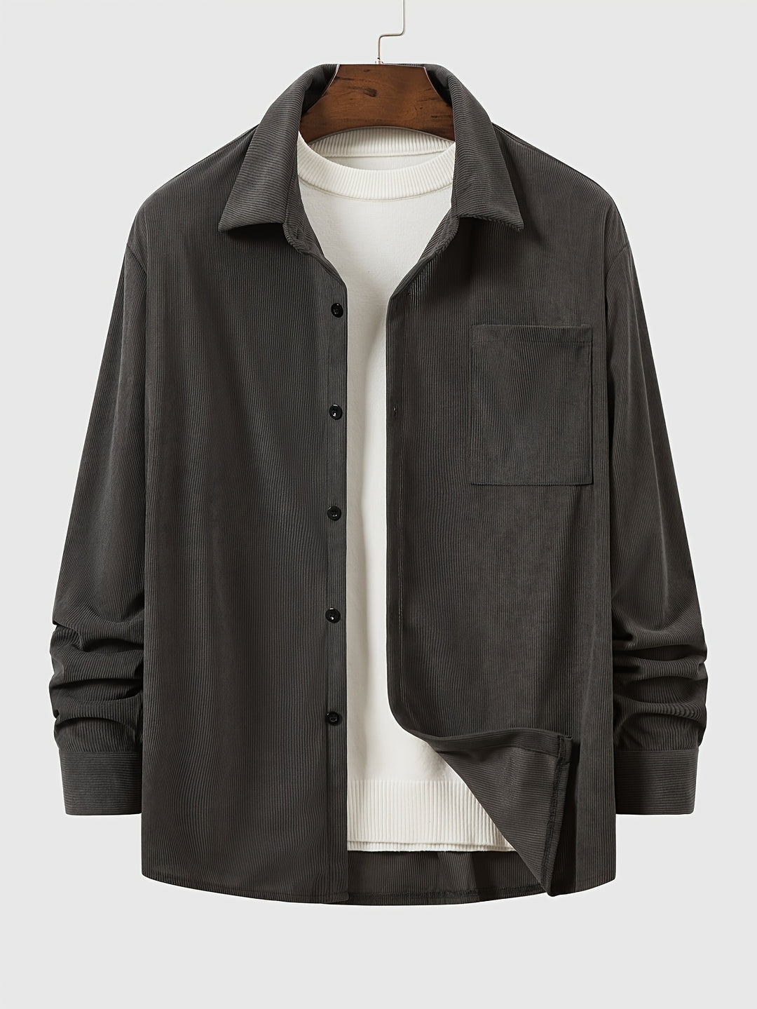 Sheldon | Relaxed Textured Button-Up Shirt