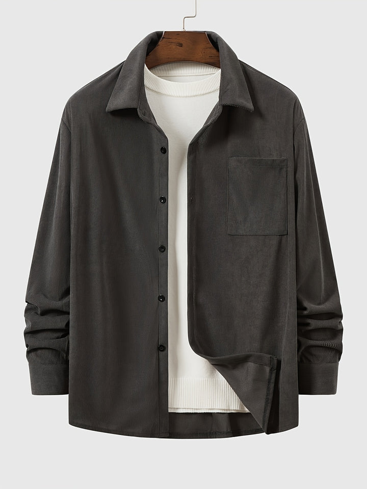 Sheldon | Relaxed Textured Button-Up Shirt