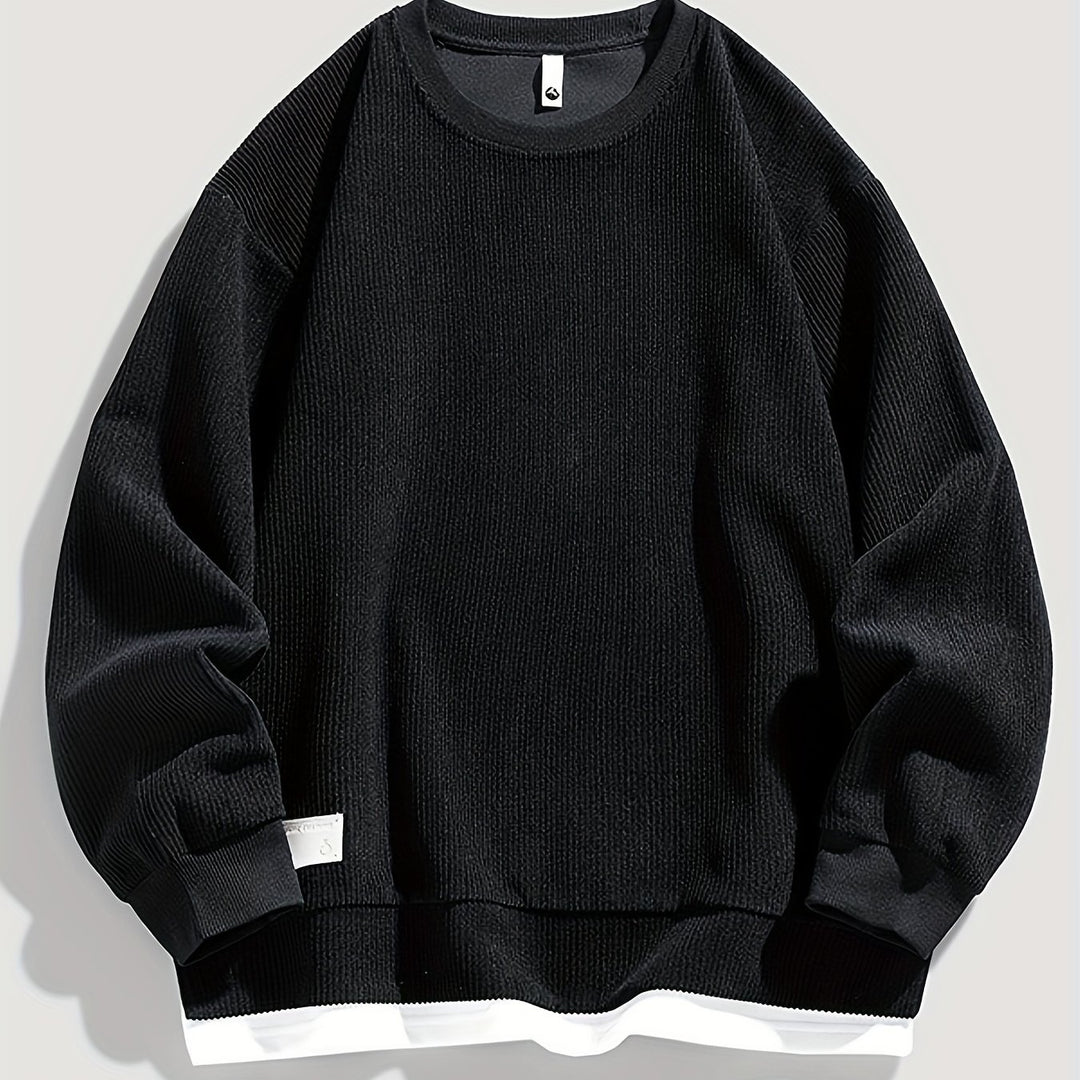 Dawson | Layered Crewneck Sweatshirt