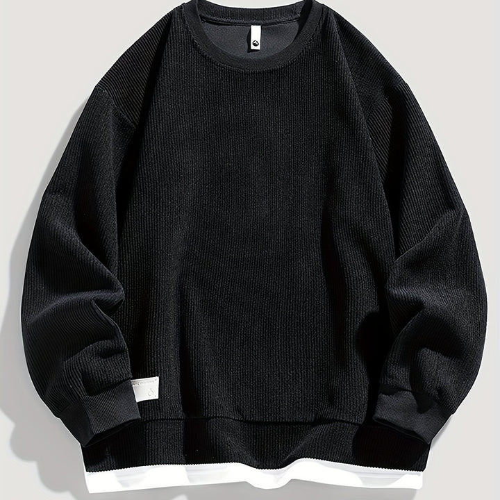 Dawson | Layered Crewneck Sweatshirt