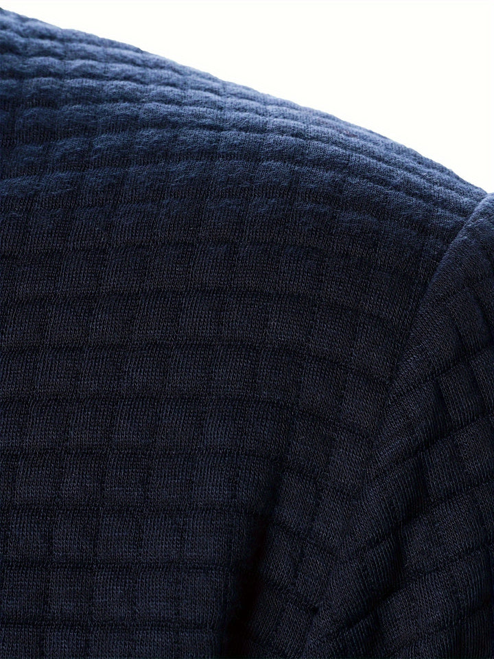 Spencer | Textured Zip-Up Bomber Jacket