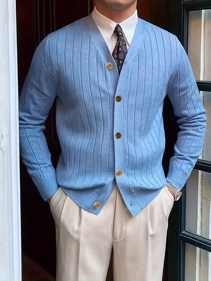 Chester | Ribbed Button-Up Cardigan