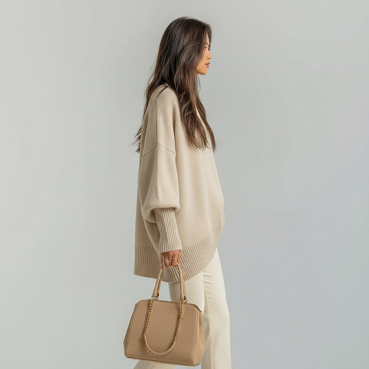 Antonia | Draped Oversized Jumper