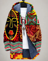 Malcolm | Heritage Art-Print Hooded Jacket