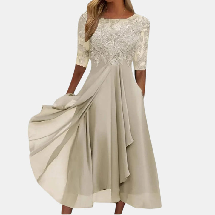 Diana | Elegant Floral Lace Dress