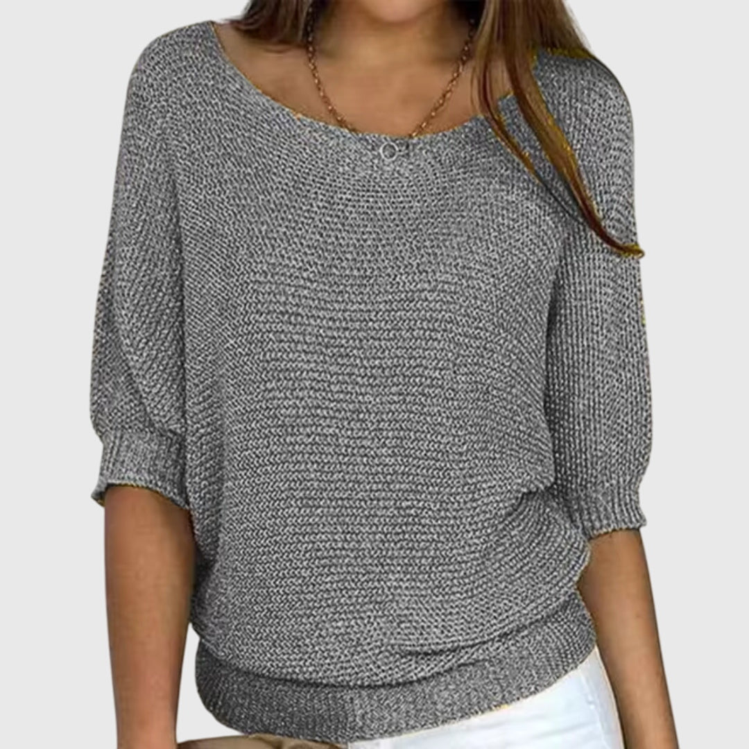 Grace | Relaxed Boat-Neck Sweater
