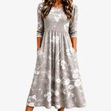 Coraline | Blossom Pocket Midi Dress