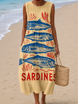 Aurelia | Sleeveless Relaxed Midi Dress