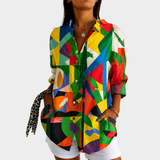 Larissa | Artful Longline Blouse