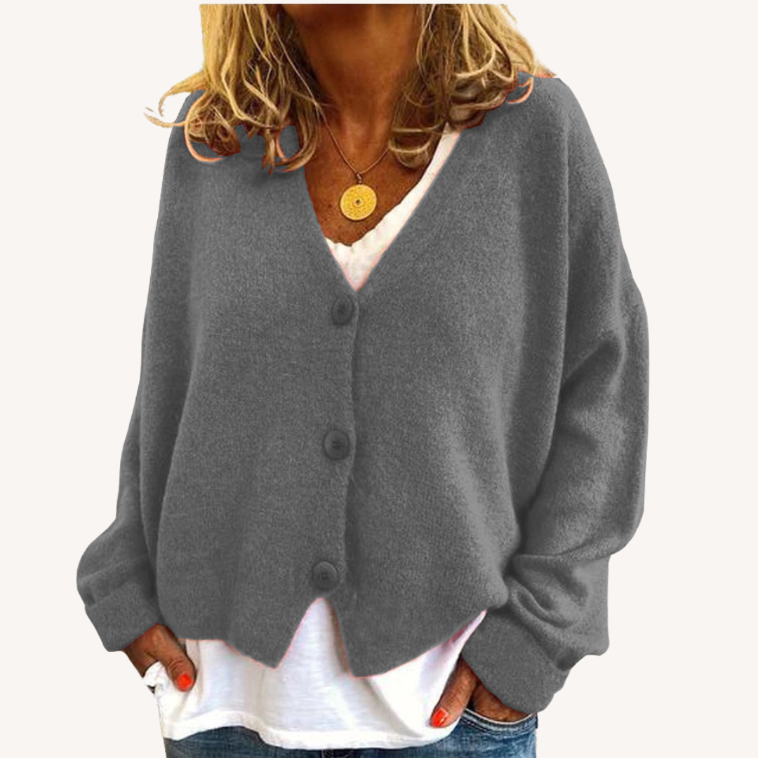 Margot | Relaxed Button-Front Cardigan