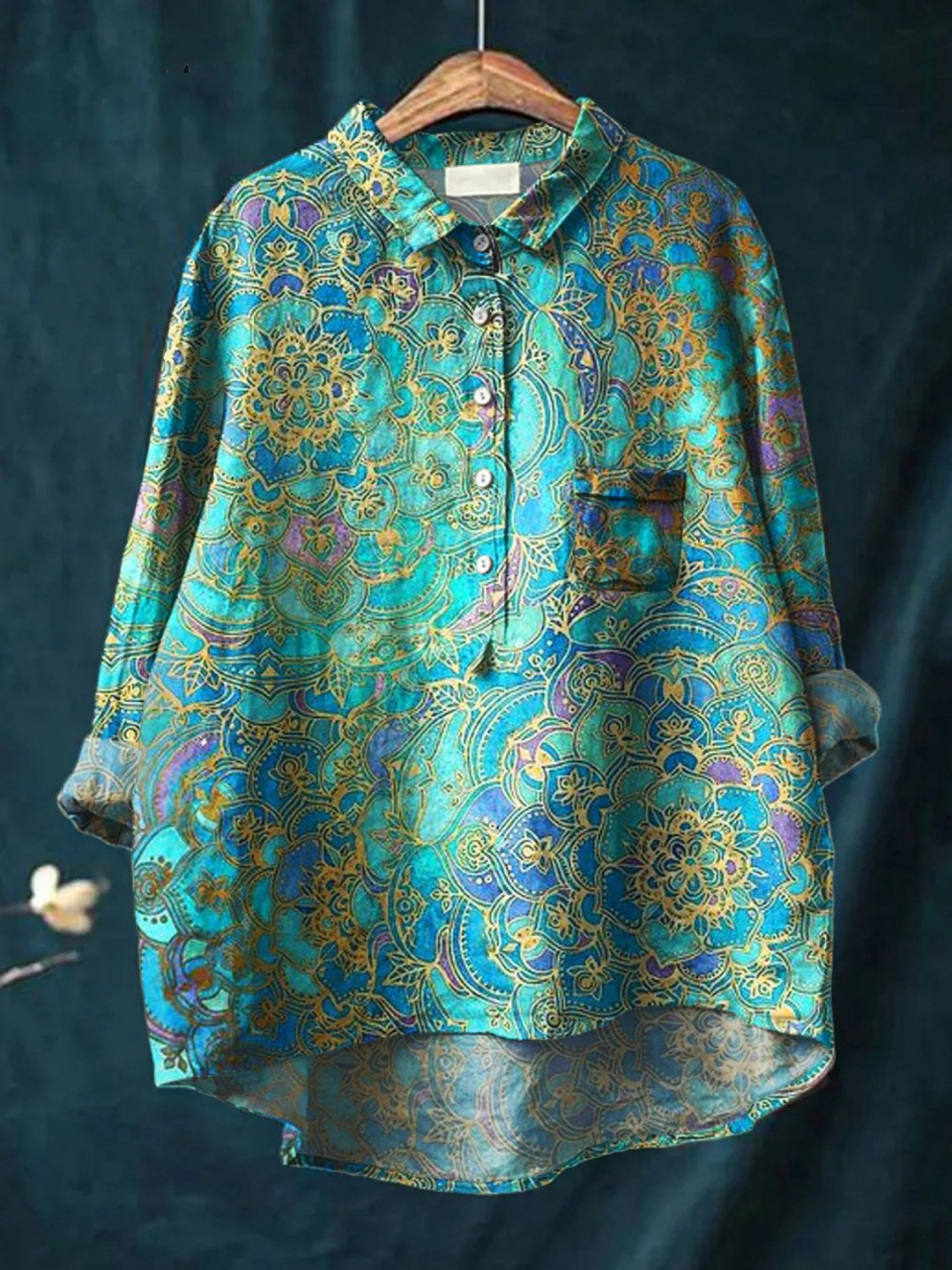 Kathleen | Artful Print Relaxed Shirt