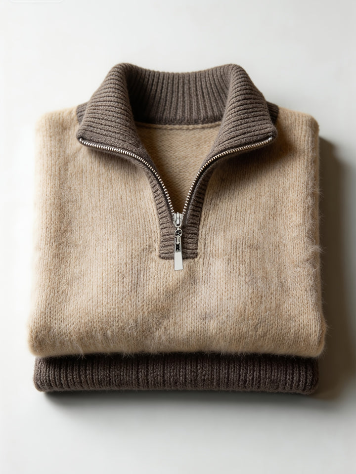 Cara | Relaxed Half-Zip Sweater