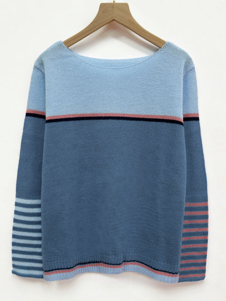 Marion | Colour-Block Long Sleeve Jumper