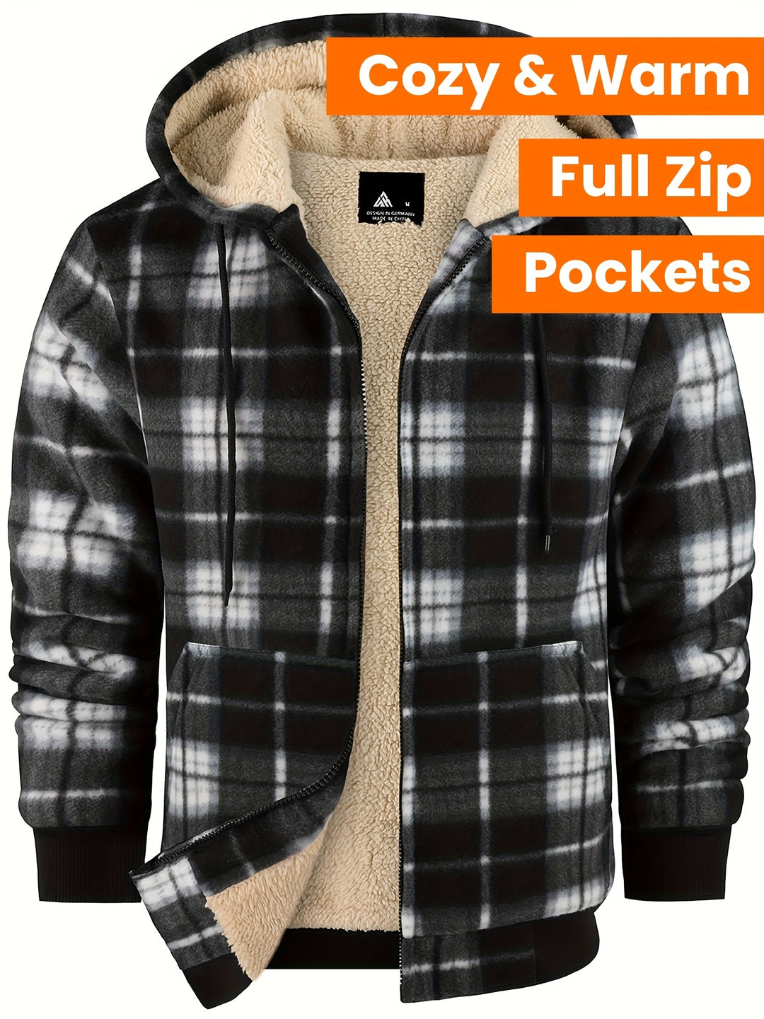 Graham | Hooded Plaid Shirt Jacket