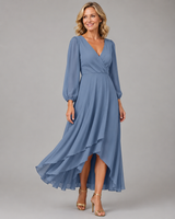 Vera | Flowing V-Neck Maxi Dress