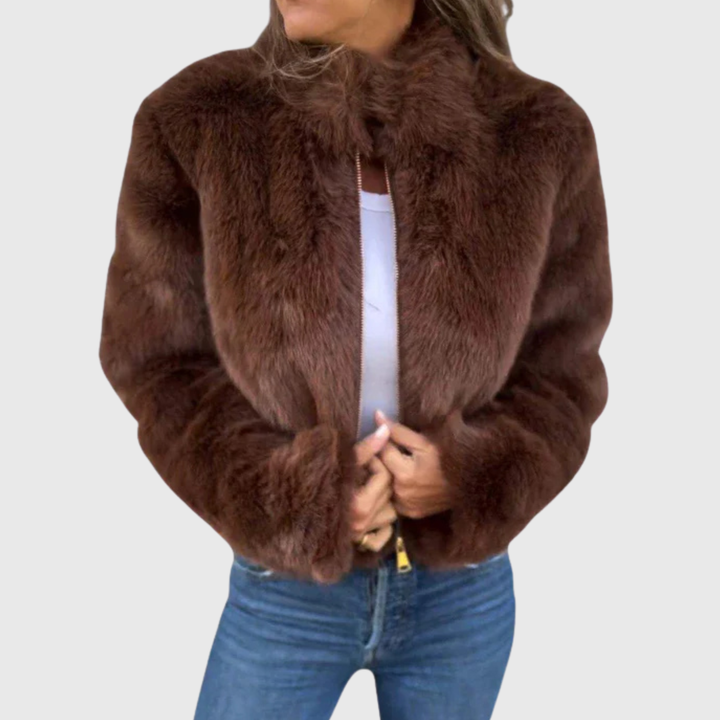 Rebecca | Plush Cropped Jacket