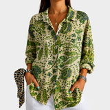 Elspeth | Botanical Print Blouse