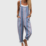 Cadence | Relaxed Striped Jumpsuit