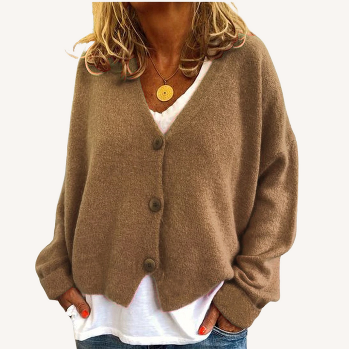 Margot | Relaxed Button-Front Cardigan