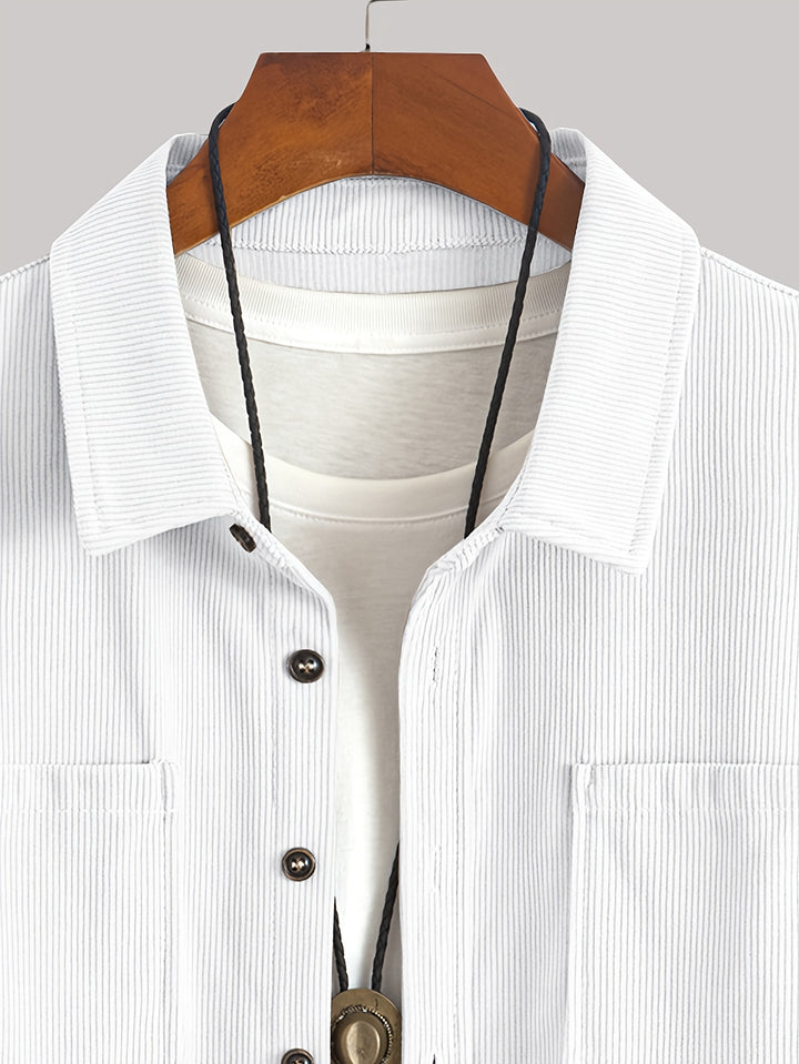 Dalton | Textured Ribbed Overshirt