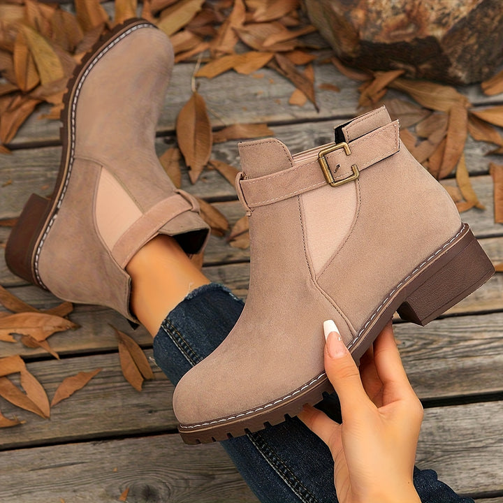 Marion | Refined Buckle Ankle Boots