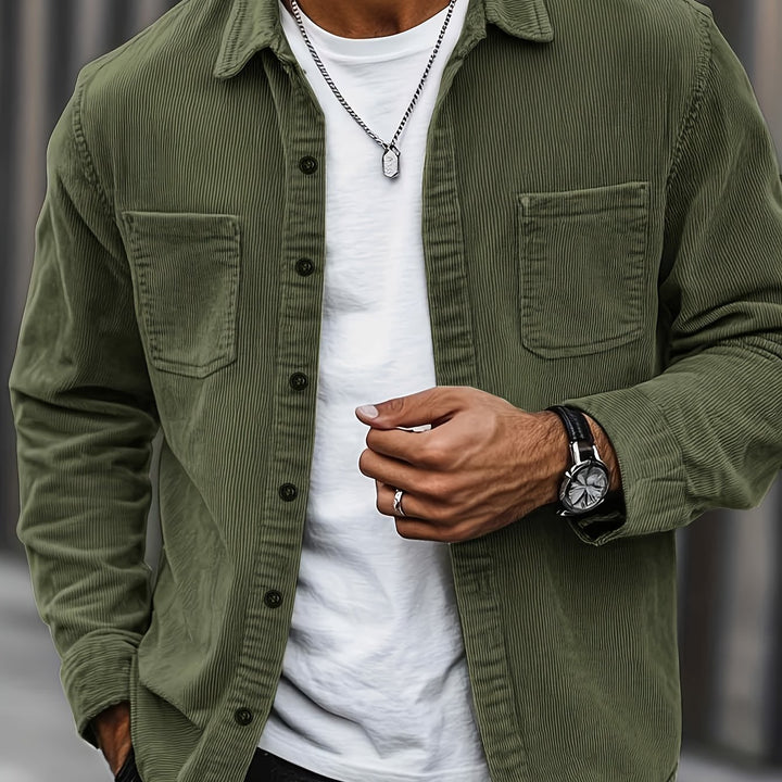 Dalton | Textured Ribbed Overshirt