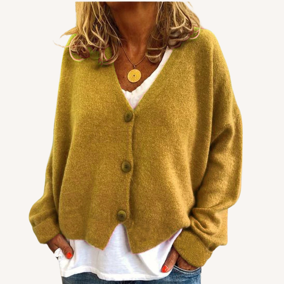 Margot | Relaxed Button-Front Cardigan