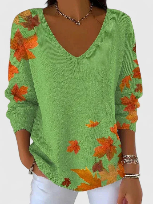 Fenella | Relaxed V-Neck Sweater