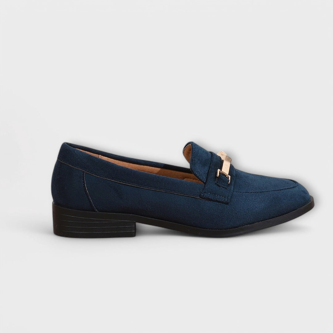 Clementine | Chain-Trim Loafers