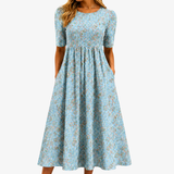 Patience | Ditsy Floral Pocket Midi Dress