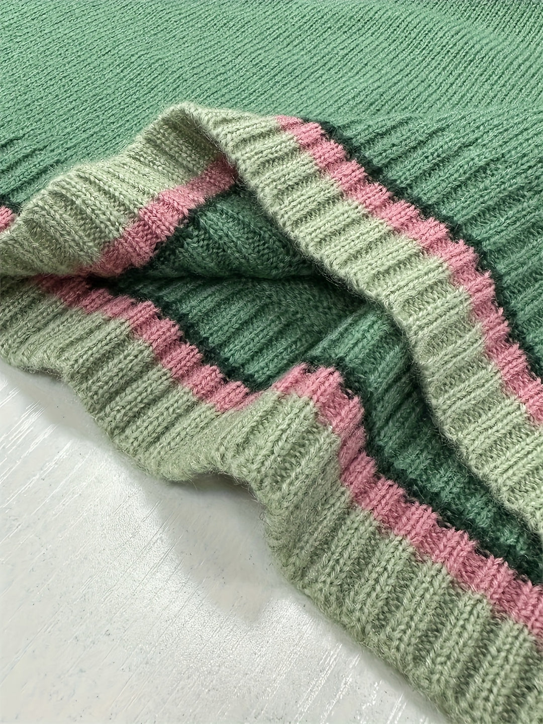 Marion | Colour-Block Long Sleeve Jumper