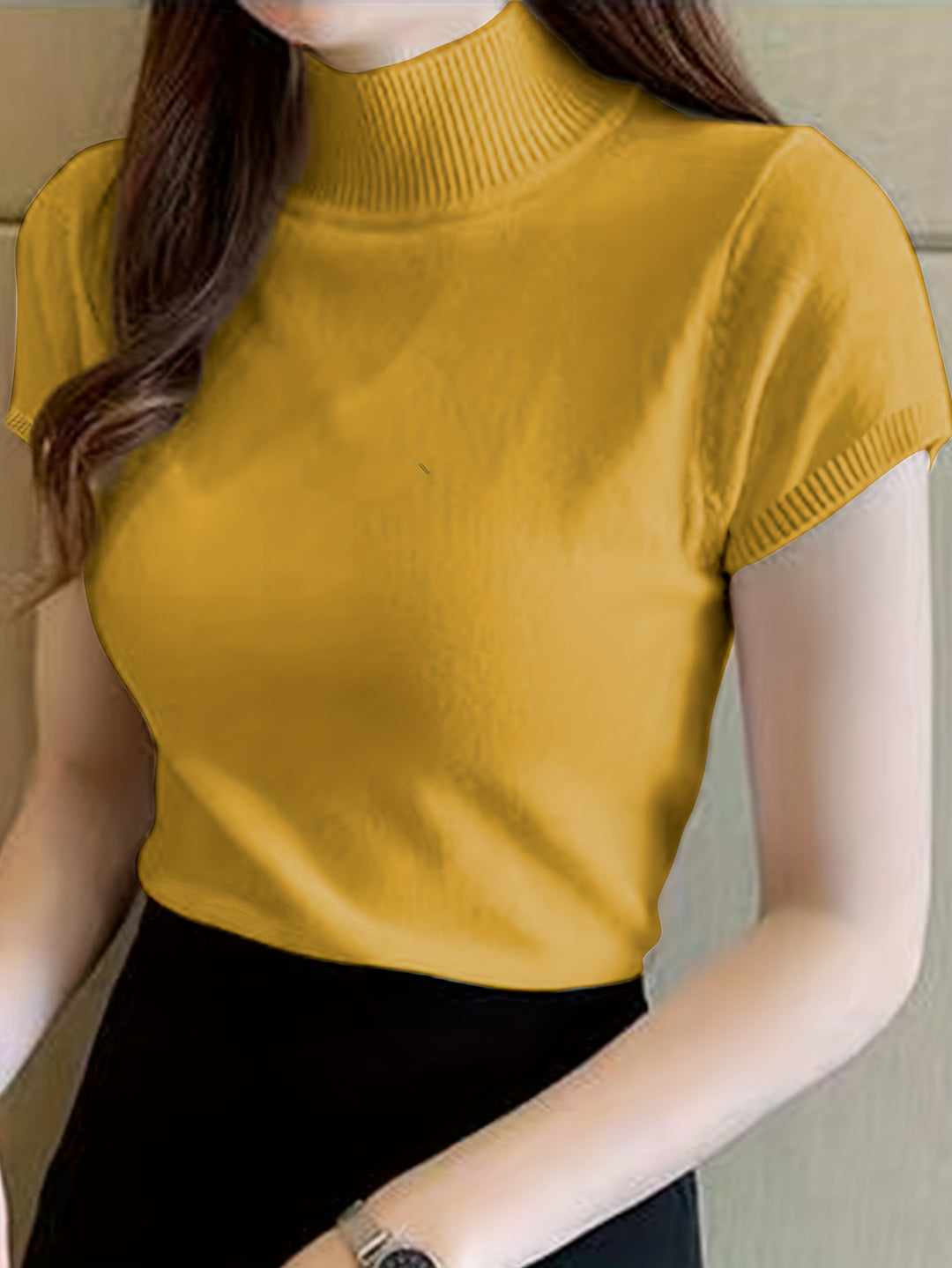 Louise | Refined Half-Neck Top