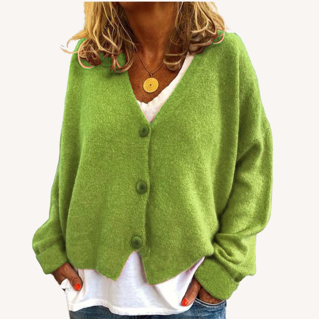 Margot | Relaxed Button-Front Cardigan