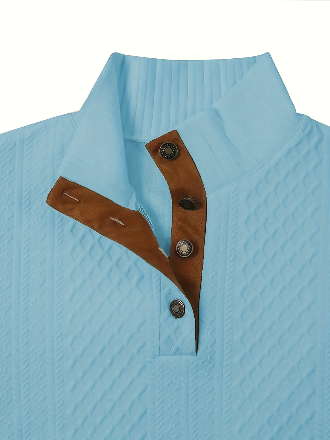 Donovan | Textured Stand-Collar Jumper