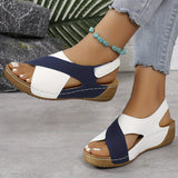Elaine | Cushioned Wedge Sandals