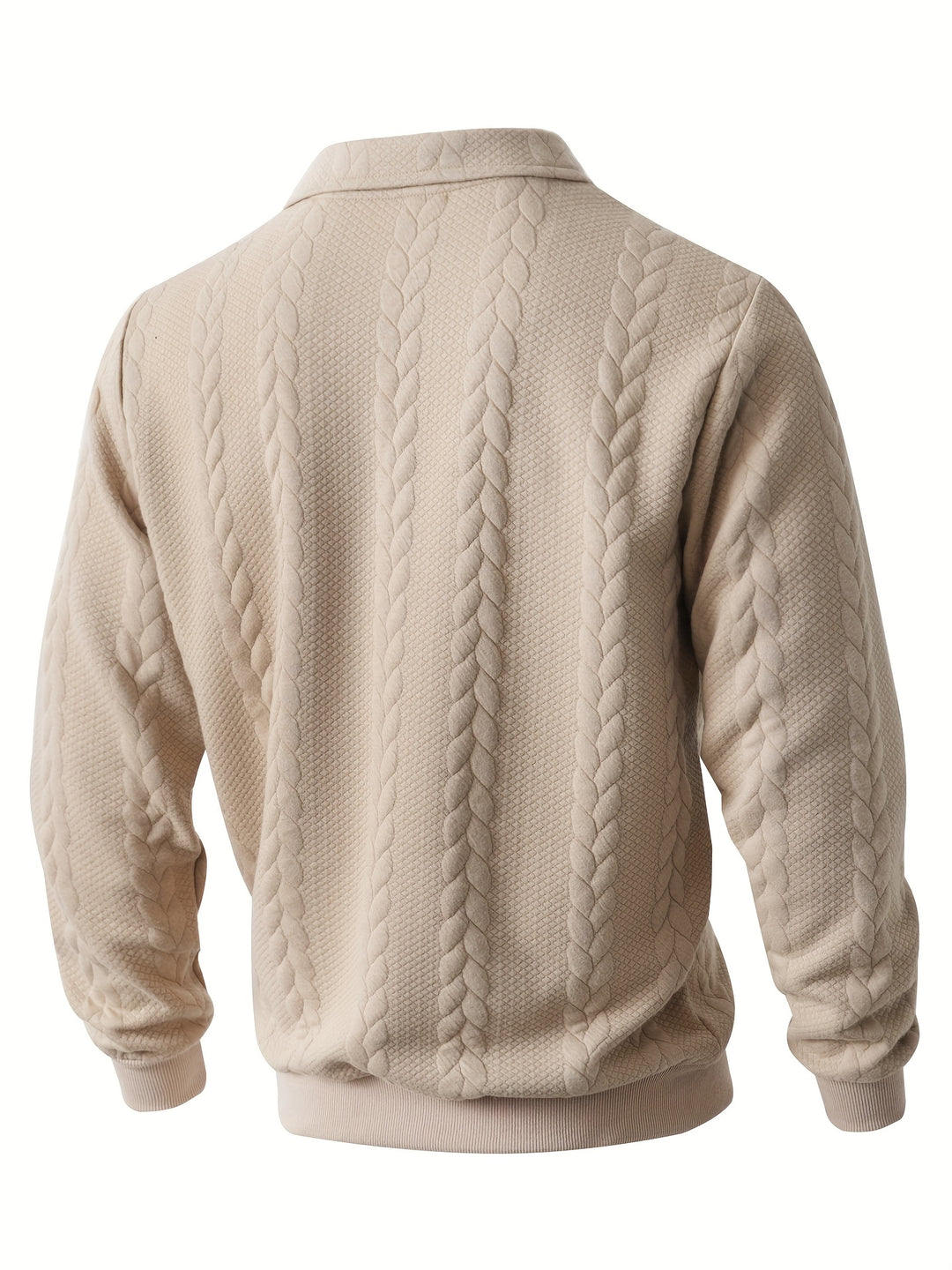 Harvey | Textured Half-Zip Pullover
