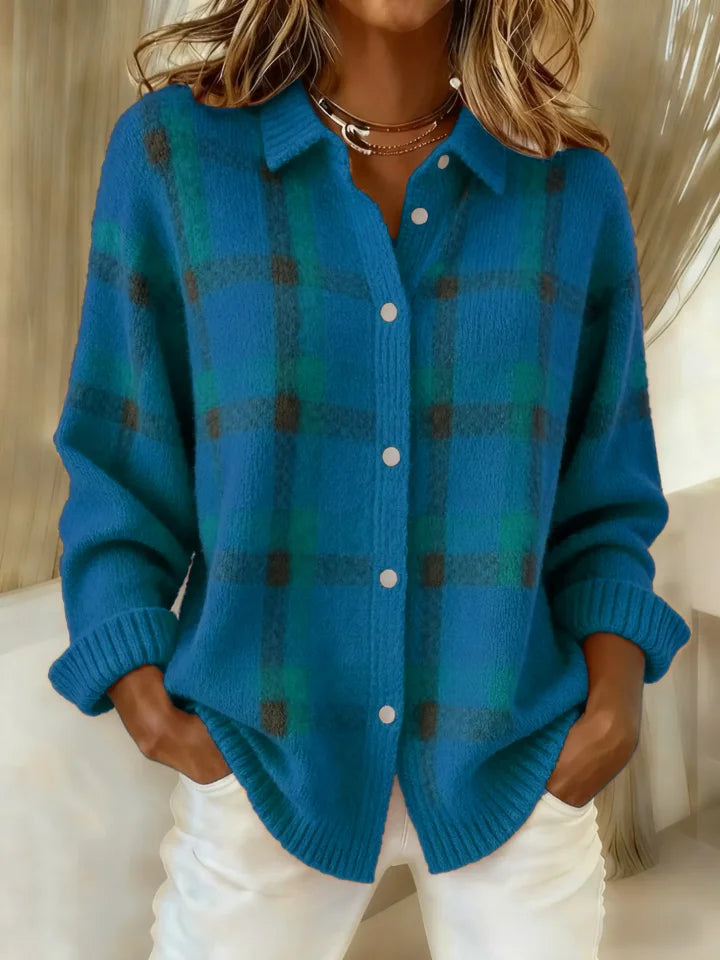 Juniper | Cosy Plaid Button-Up Shirt