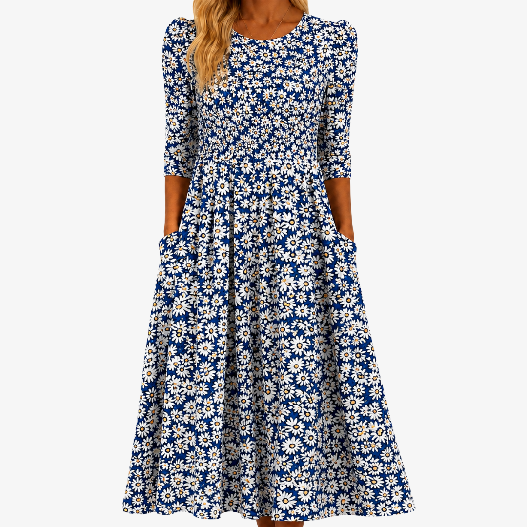 Ivy | Floral Pocket Maxi Dress