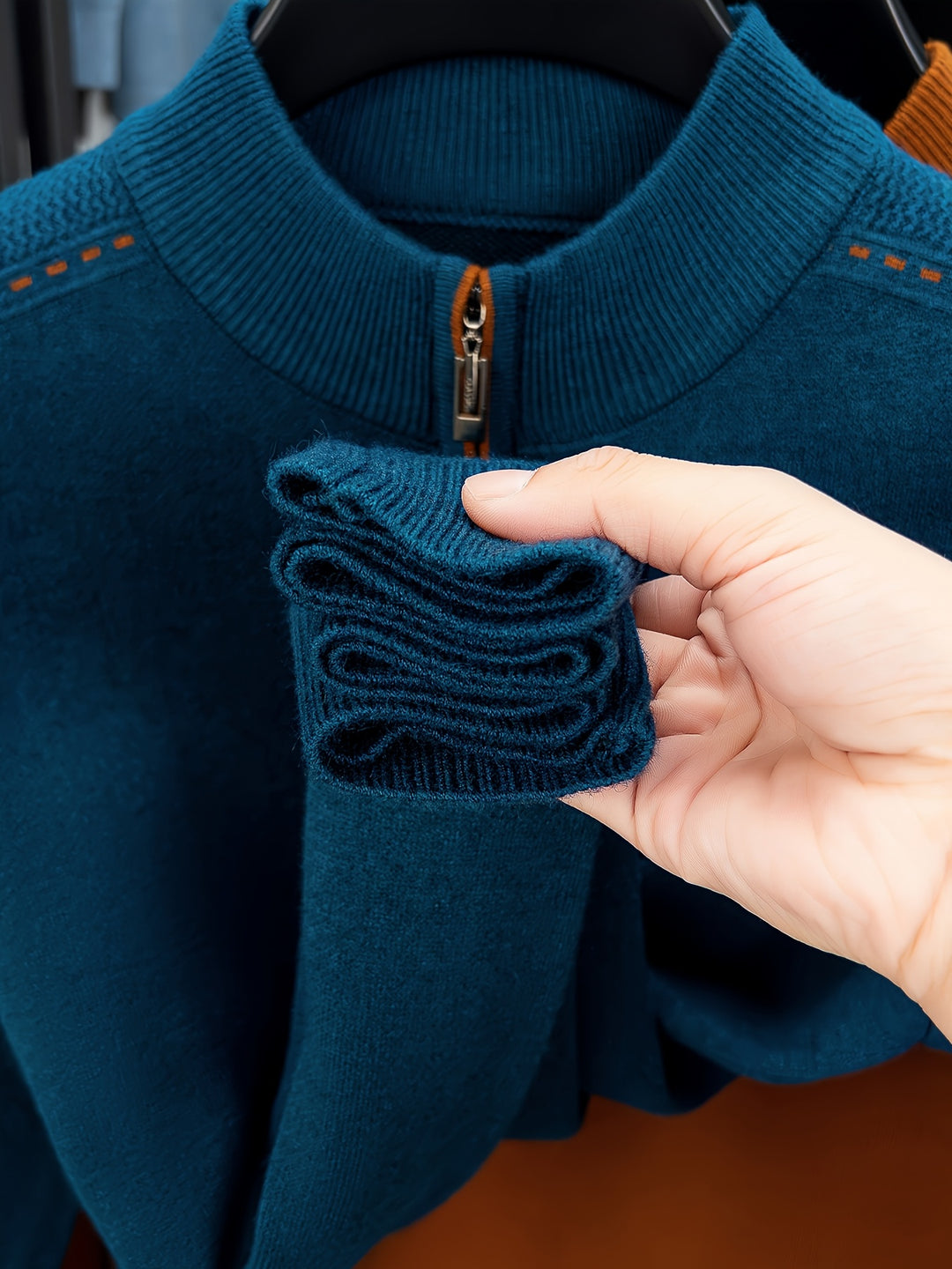 Conrad | Zip-Neck Knit Jumper